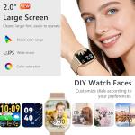 ZOSKVEE Smart Watch with Call Function, Fitness Tracker