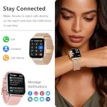 ZOSKVEE Smart Watch with Call Function, Fitness Tracker