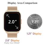 ZOSKVEE Smart Watch with Call Function, Fitness Tracker