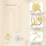 Sunflower Pendant Necklace - You Are My Sunshine