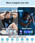 24/7 Fitness Tracker Smartwatch for iPhone and Android