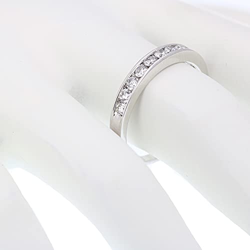 1/2 ct White Gold Diamond Wedding Band for Women