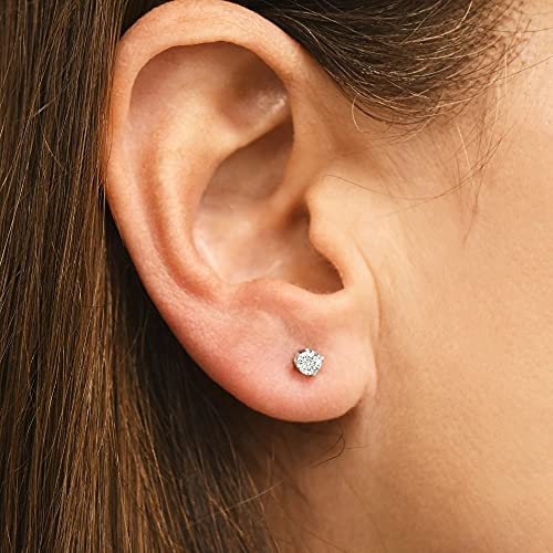 0.33ct Diamond Stud Earrings in 14k White Gold