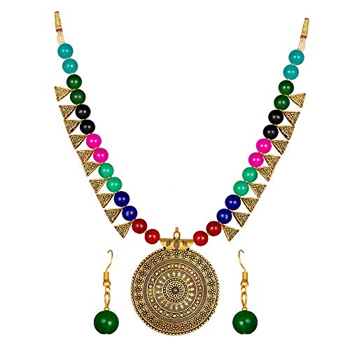 Chic Choker Necklace Set for Women in Design2-multi