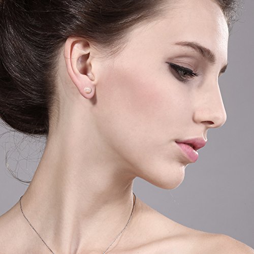 Pink Cultured Freshwater Pearl Necklace Earrings Set