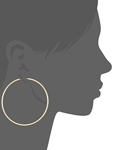 GUESS Gold Large Endless Hoop Earrings
