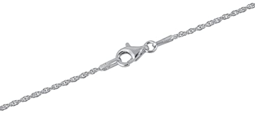 Amazon Collection Sterling Silver "D" Pendant Necklace, 18