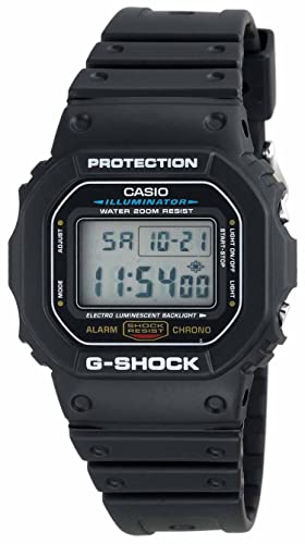 Black Casio Men's G-Shock Quartz Watch, Resin Strap