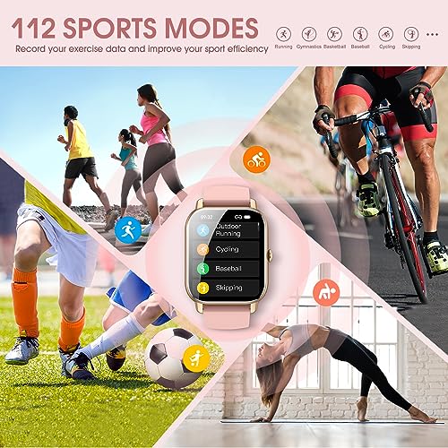 Deep Pink Smart Watch with Heart Rate Monitor