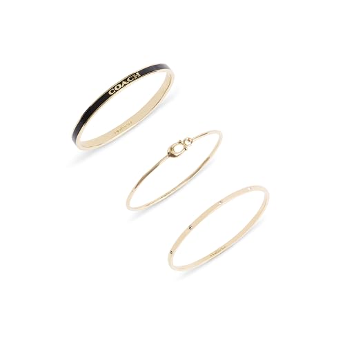 COACH Womens Signature Trio Bangle Set