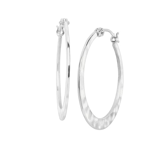 Silpada Sterling Silver Hoop Earrings for Women, Full Circle