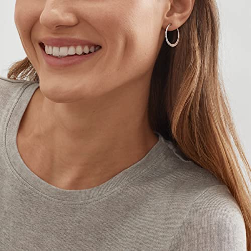 Silpada Sterling Silver Hoop Earrings for Women, Full Circle