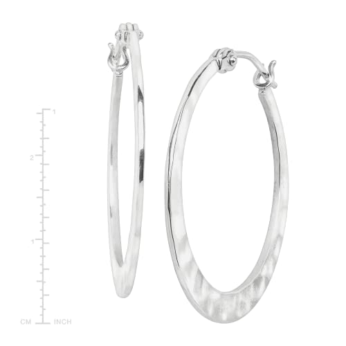 Silpada Sterling Silver Hoop Earrings for Women, Full Circle