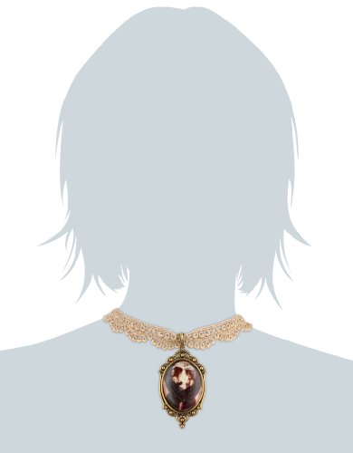 Munro Faerie Glen Sisters Lace Choker Necklace, Extender Chain