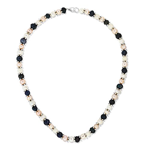 Multi-Color Cultured Freshwater Pearl Jewelry Set 7-8MM