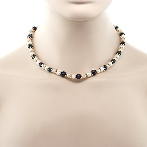 Multi-Color Cultured Freshwater Pearl Jewelry Set 7-8MM
