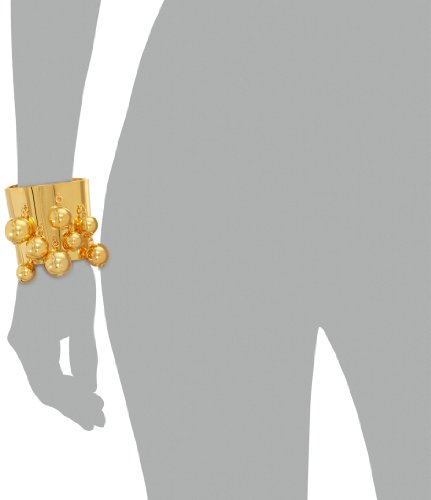 Ben-Amun Jewelry "Gold Ball Collection" Gold Ball Cuff Bracelet