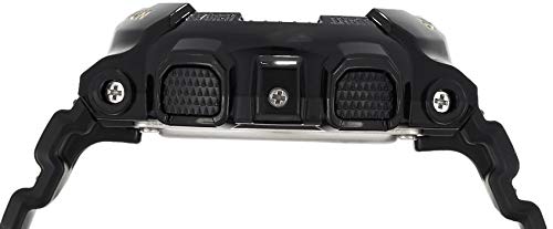 Casio Goldtone Baby-G Analog-Digital Watch with Black Strap