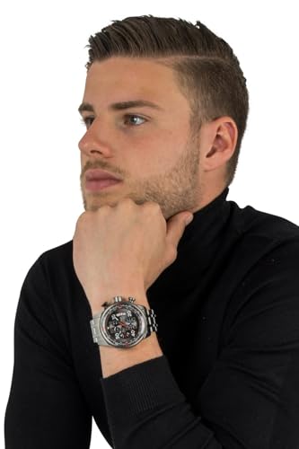 Invicta Men's AVIATOR Japanese Quartz Silver Watch