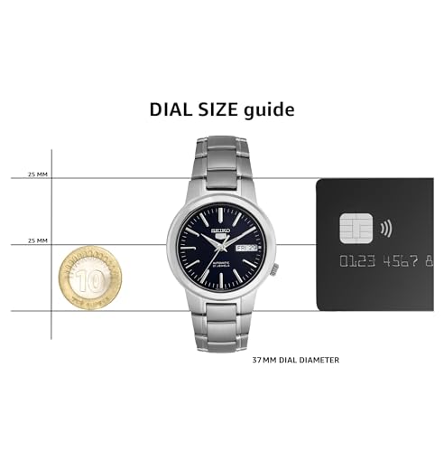 Seiko 5 Men's Watch with Navy Dial