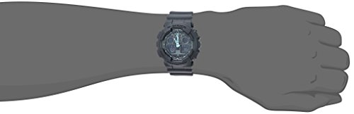 Casio Men's G-Shock Watch in Grey/Neon Blue