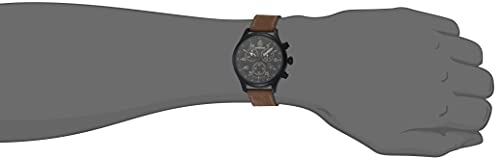 Timex Men's Expedition Field Chronograph Black/Brown Watch