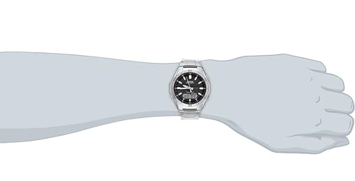 Casio Men's Wave Ceptor Silver Quartz Watch
