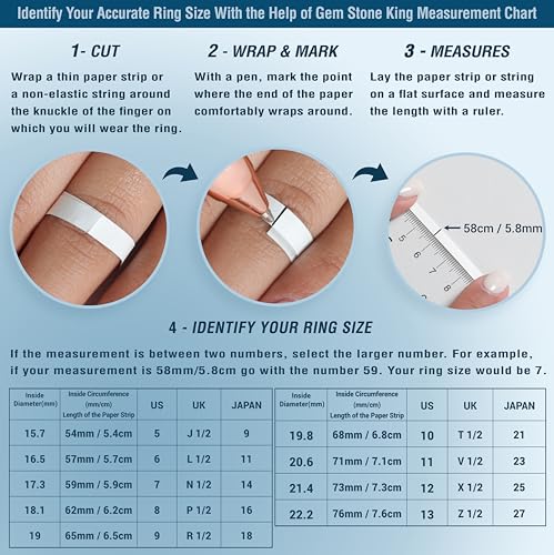 Heart Shape Gemstone Birthstone Mothers Day Ring Women