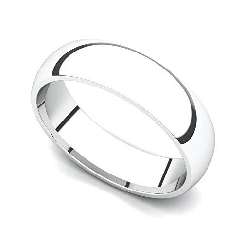 Classic 14k White Gold Juno Wedding Band Ring