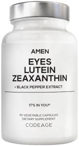 Lutein Zeaxanthin Eye Supplement - Vegan - 90 Capsules