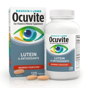 Lutein-rich Bausch & Lomb Ocuvite - 120 count