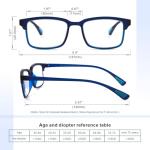 Blue Light Blocking Multifocal Reading Glasses