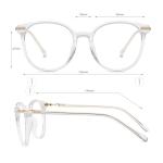 Blue Light Blocking Oversize Round Glasses