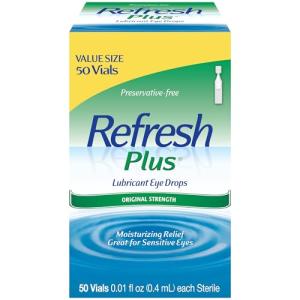 50 Preservative-Free Refresh Plus Eye Drops