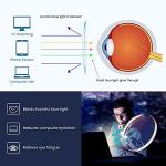 Blue Light Blocking Glasses, Oversized Square Frame