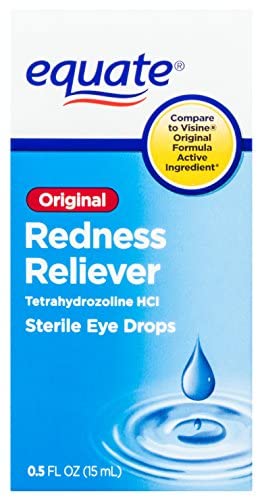 Equate Redness Reliever Eye Drops (6-Pack)