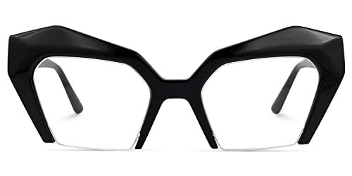 Stylish Black Oversized Cat Eye Glasses for Women