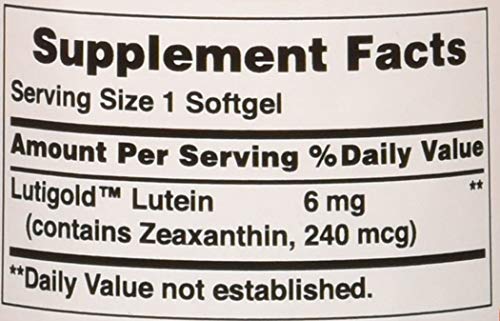 Lutein and Zeaxanthin Eye Health Softgel – 200ct