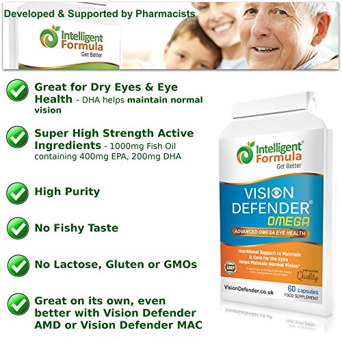 Omega Eye Supplement for Dry Eyes with Vitamin E