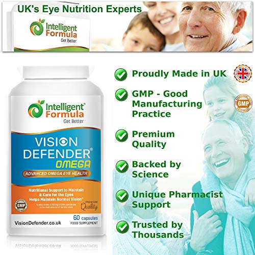 Omega Eye Supplement for Dry Eyes with Vitamin E