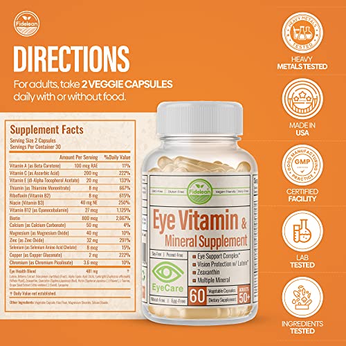 Eye Vitamins with Lutein and Zeaxanthin