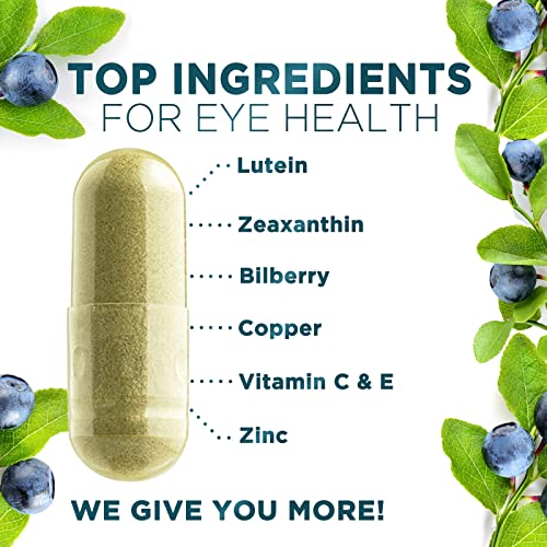 Adult Eye Health Supplement with Nutrients - 60 Capsules