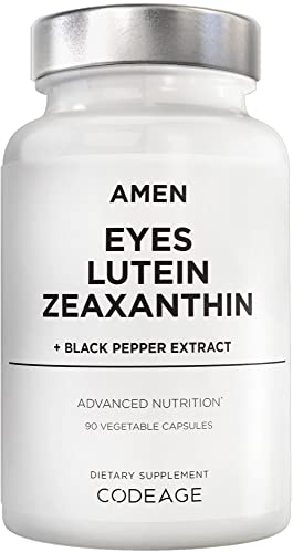 Lutein Zeaxanthin Eye Supplement - Vegan - 90 Capsules