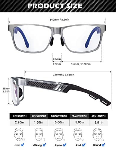 Men's Blue Light Blocking Glasses for Gaming & Computer