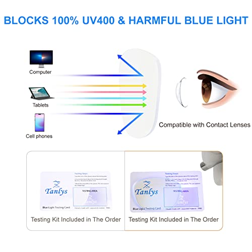 Blue Light Blocking Glasses for Computer Strain