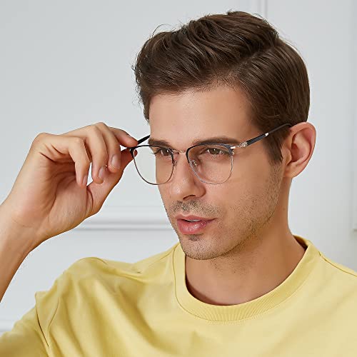 Rose Gold Blue Light Glasses for Eye Care