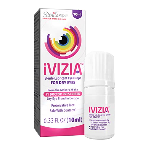 Preservative-Free Lubricant Eye Drops for Dry Eyes