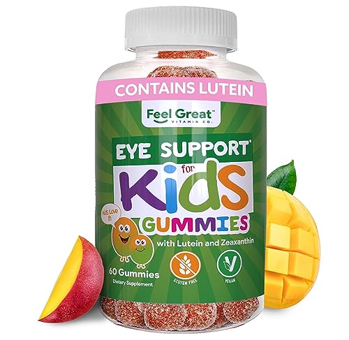 Kids Eye Vitamins: Lutein, Zeaxanthin, Mango Flavor
