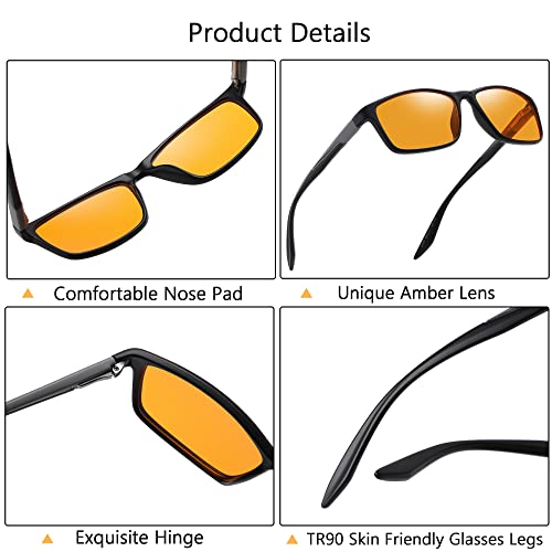 Best Amber Lens Anti-Glare Night Vision Glasses