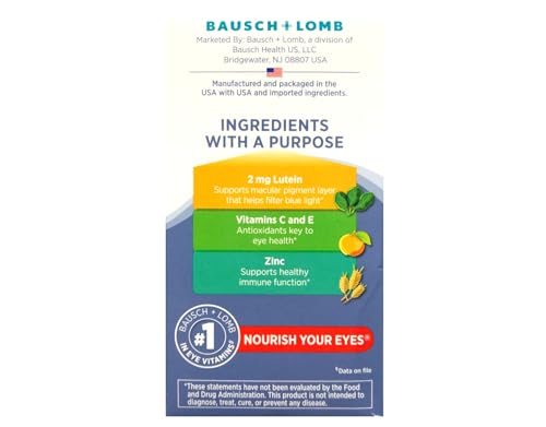 Lutein-rich Bausch & Lomb Ocuvite - 120 count